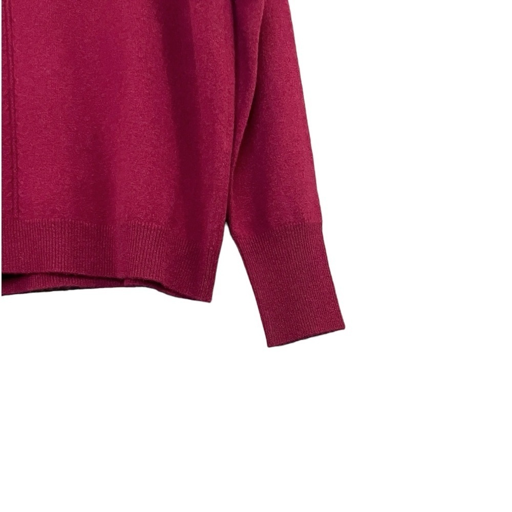 Sundance Giovanna Cashmere Cowlneck Sweater Petite Bordeaux NWT - Picture 5 of 10